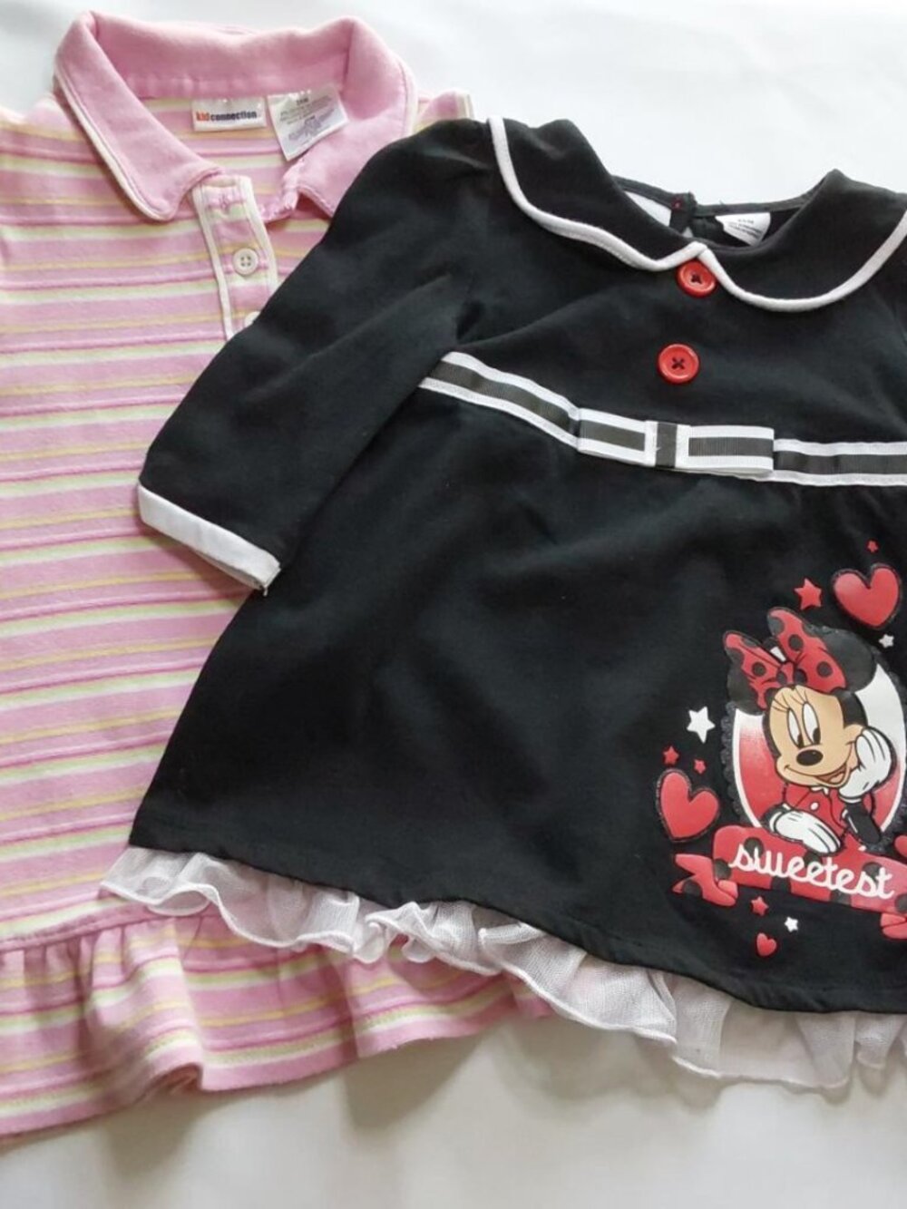 Girls 24M Dress Bundle of 2 Disney Minnie Mouse & Kid Connection